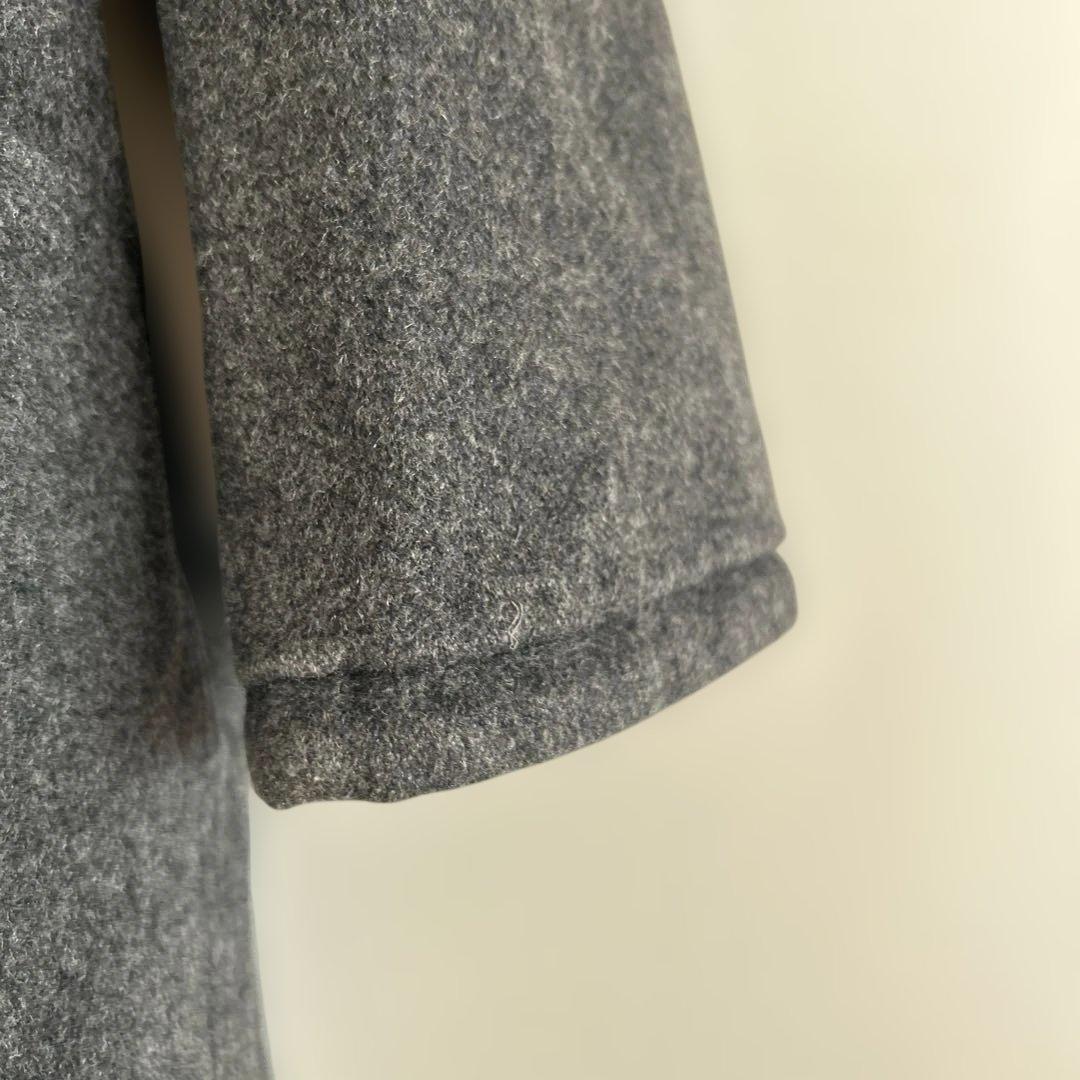 MITTAN / 半纏ロングコート 「灰」