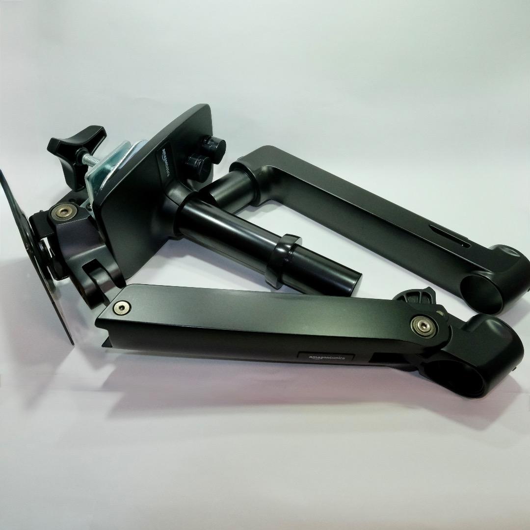 Amazonベーシック モニターアーム エルゴトロンOEM 32インチ対応