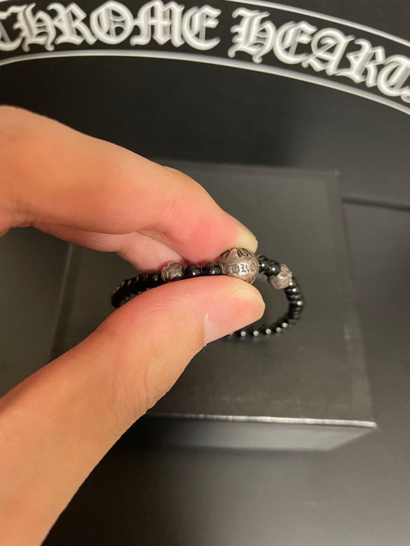 クロムハーツ　BEAD 12 4mmビーズブレスレット