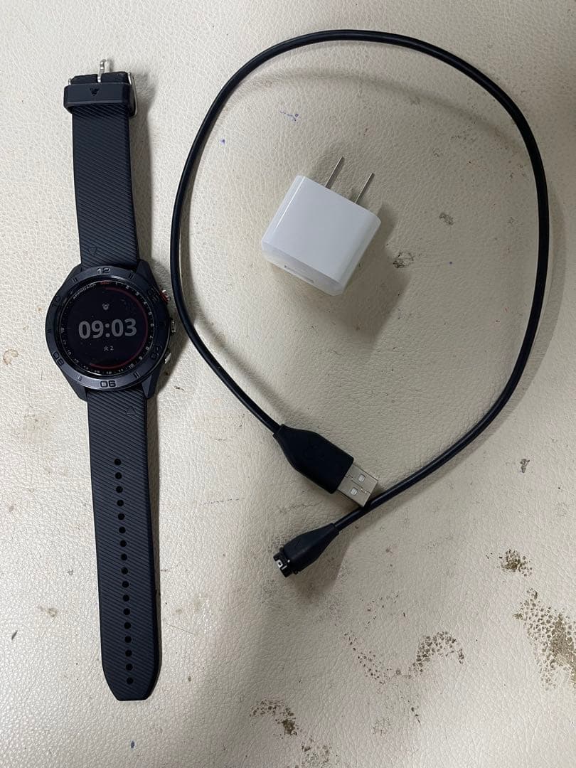 【美品】ガーミンアプローチS60 GPSゴルフ距離計&ウォッチ ブラック