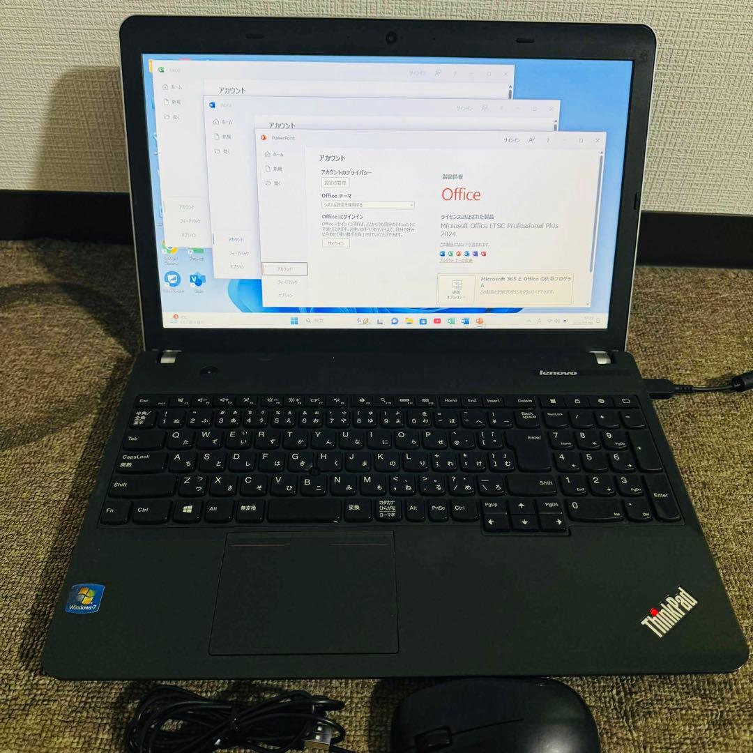 S211 LENOVOノートパソコンSSD高速 Windows11オフィス付き