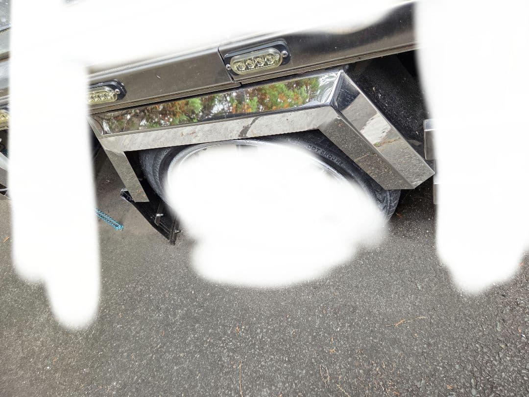 軽デコトラ　フェンダー　ステンレス