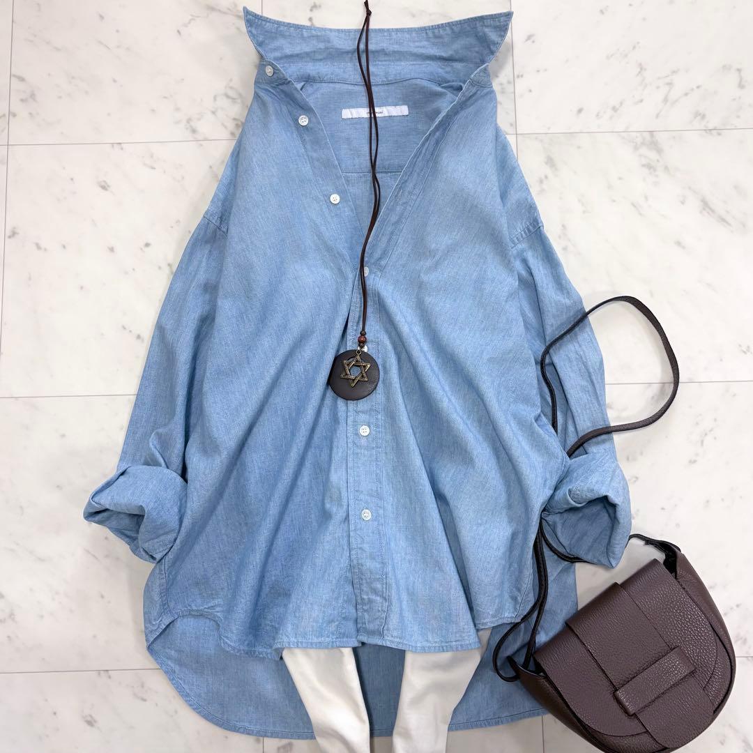 極美品✨フレームワーク　ダンガリーシャツ　デニムシャツ　ゆったり　2025SS