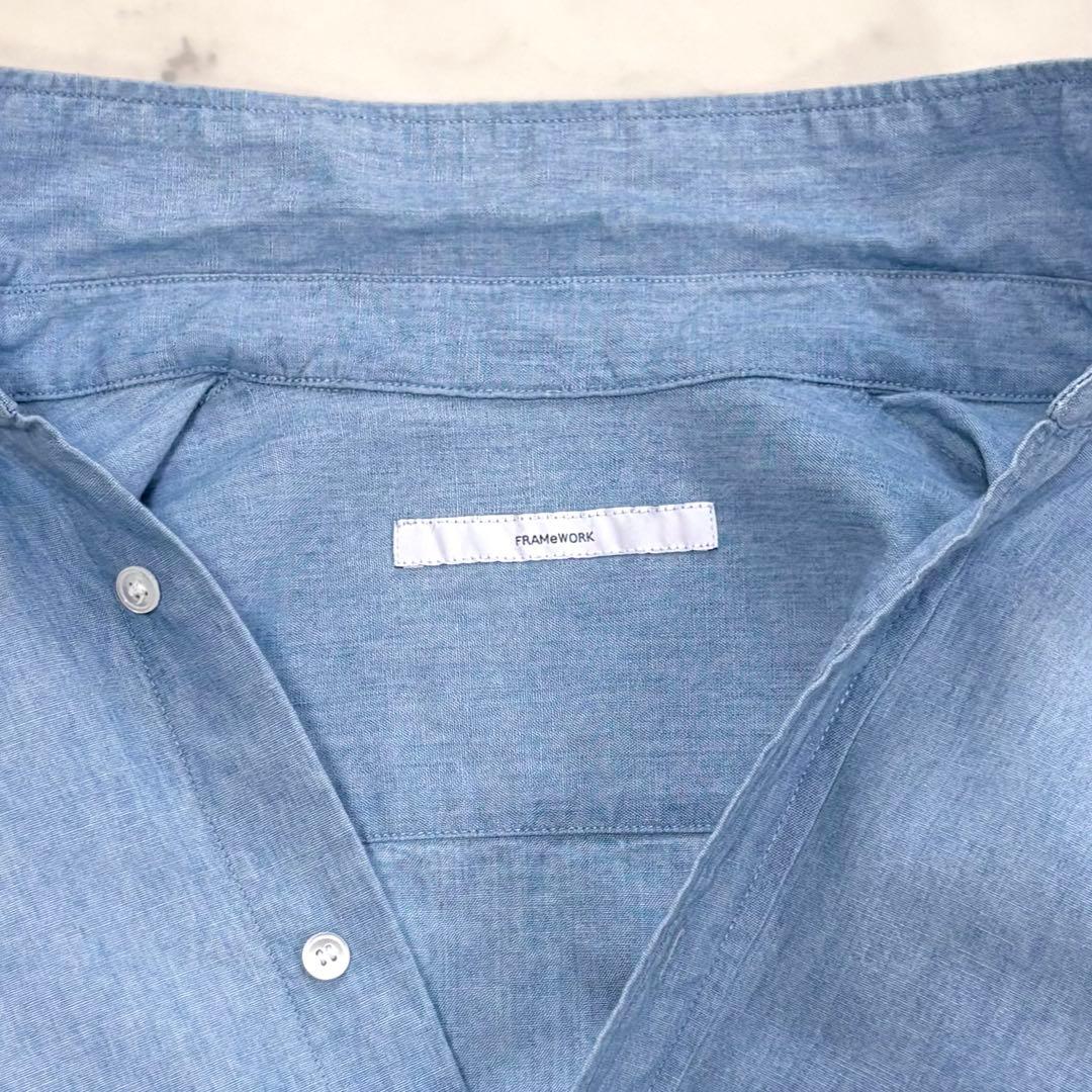極美品✨フレームワーク　ダンガリーシャツ　デニムシャツ　ゆったり　2025SS