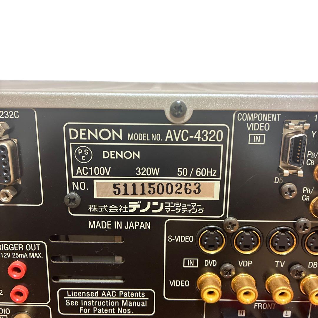 DENON デノン AVサラウンドアンプ AVC-4320 HDMI対応現状出品