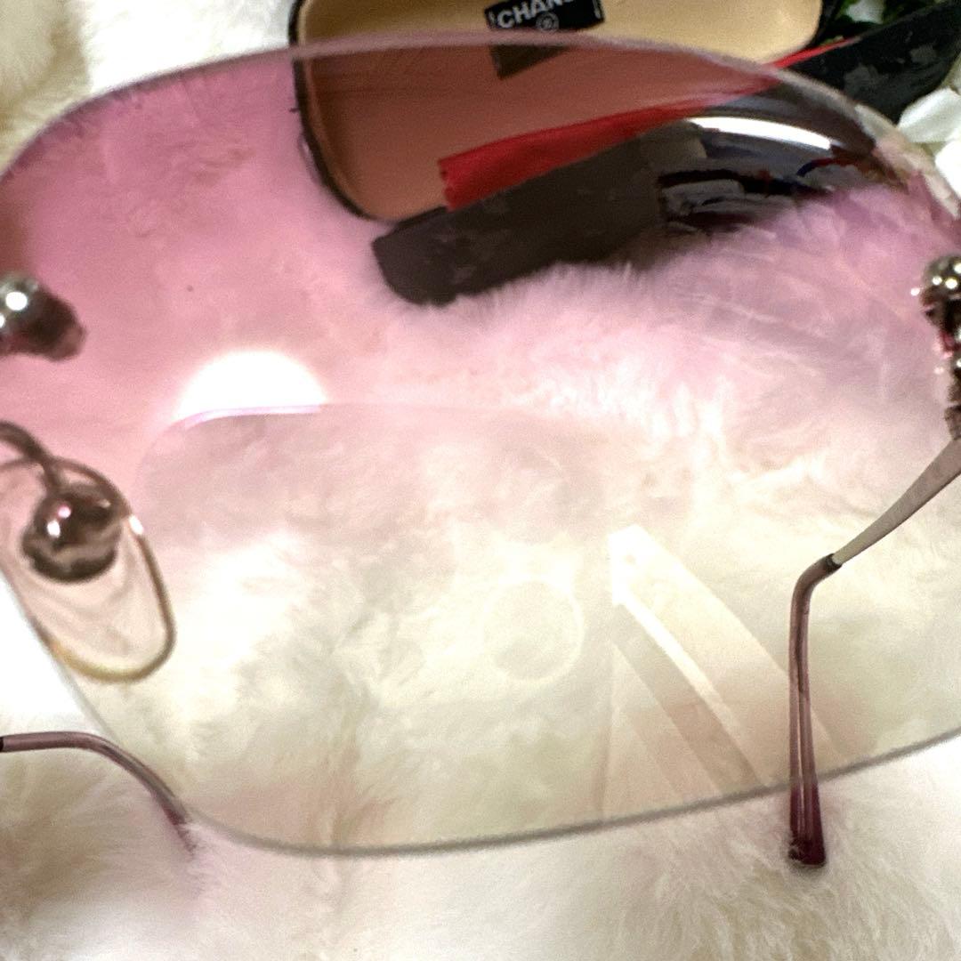 CHANEL 4017-D レディース　ココマーク サングラス　ラインストーン