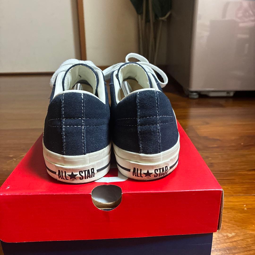 CONVERSE ONE STAR SUEDE ネイビー US 9