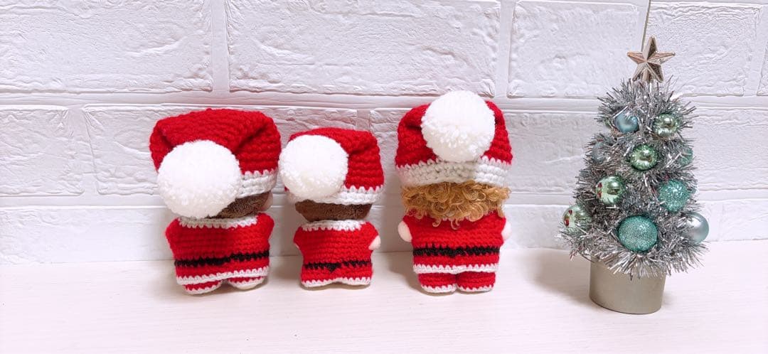 専用です♡ 10cm ぬいぐるみ用　サンタ＆トナカイ