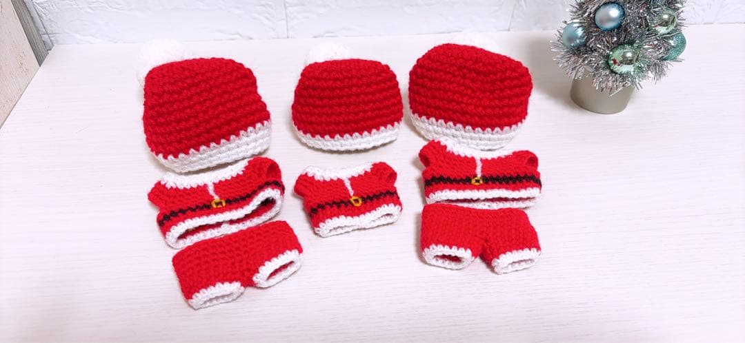 専用です♡ 10cm ぬいぐるみ用　サンタ＆トナカイ