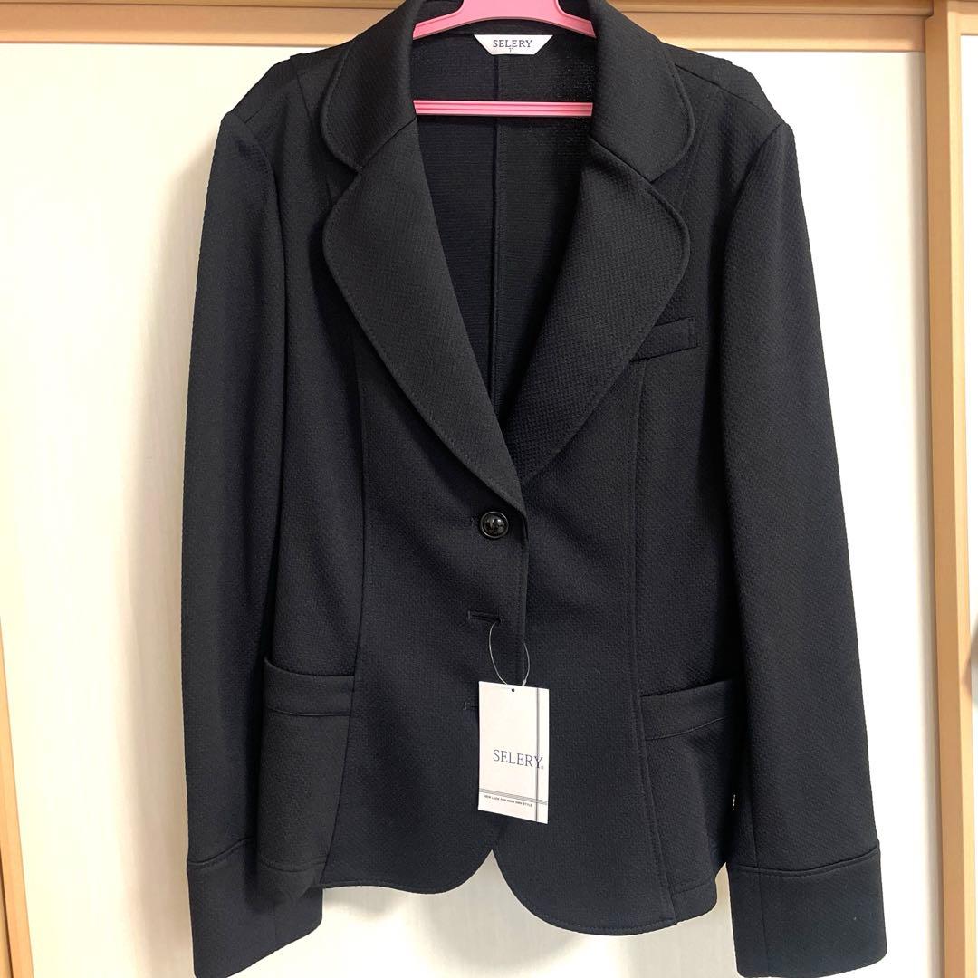 値下げしました！事務服　5点セット　セロリー　11号　ブラック　新品タグ付あり