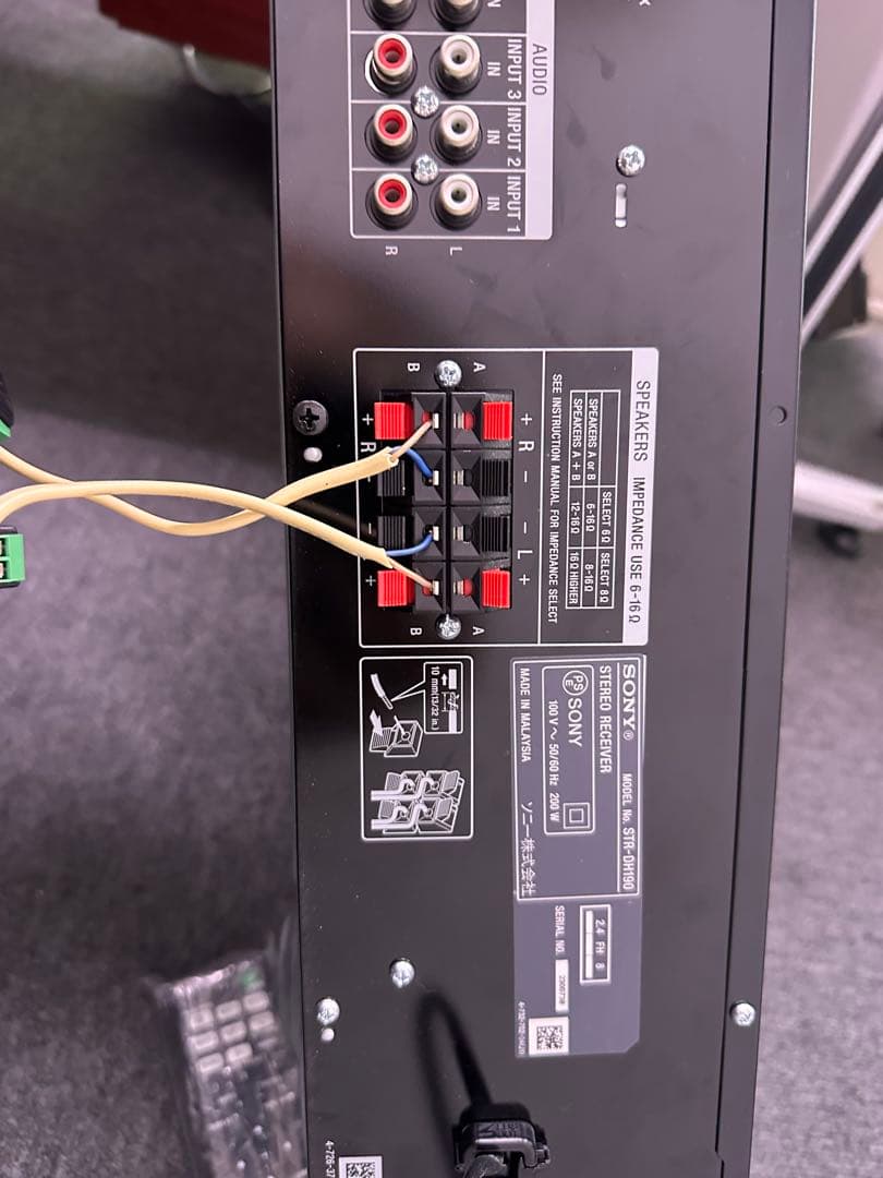 早く方勝ち‼️SONY AVアンプ ブラック