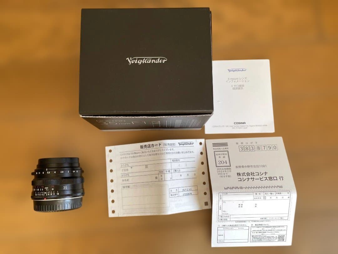 voigtlander nokton 35mm f1.2 xマウント