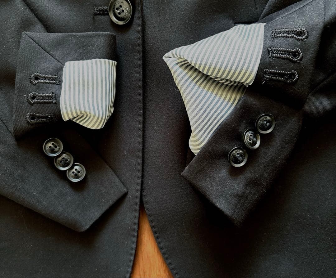 お値下げしました【美品】22OCTOBRE セットアップ パンツスーツ　ブラック