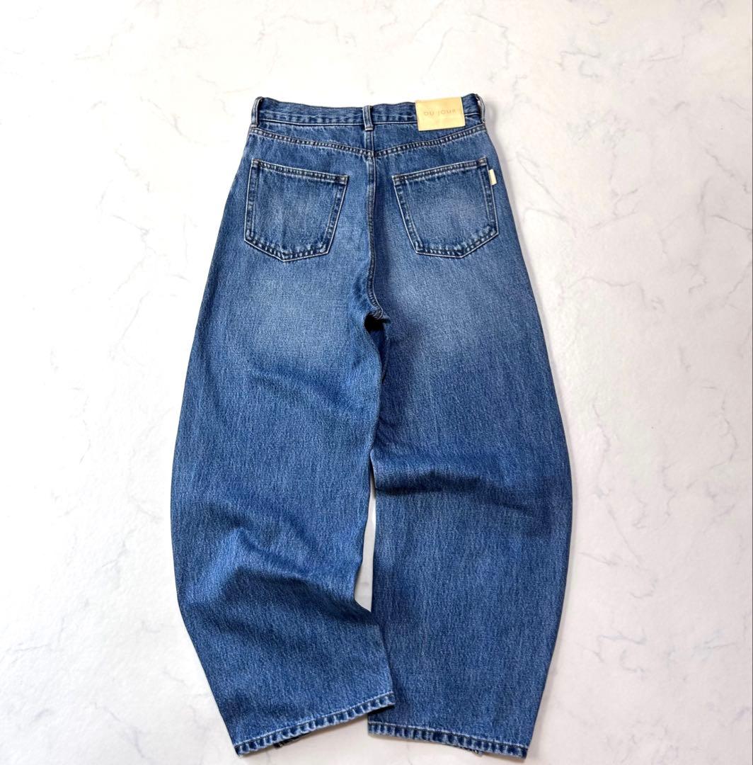 Cica✩.*美品 DU JOUR デニム バレルレッグデニムカーブデニム