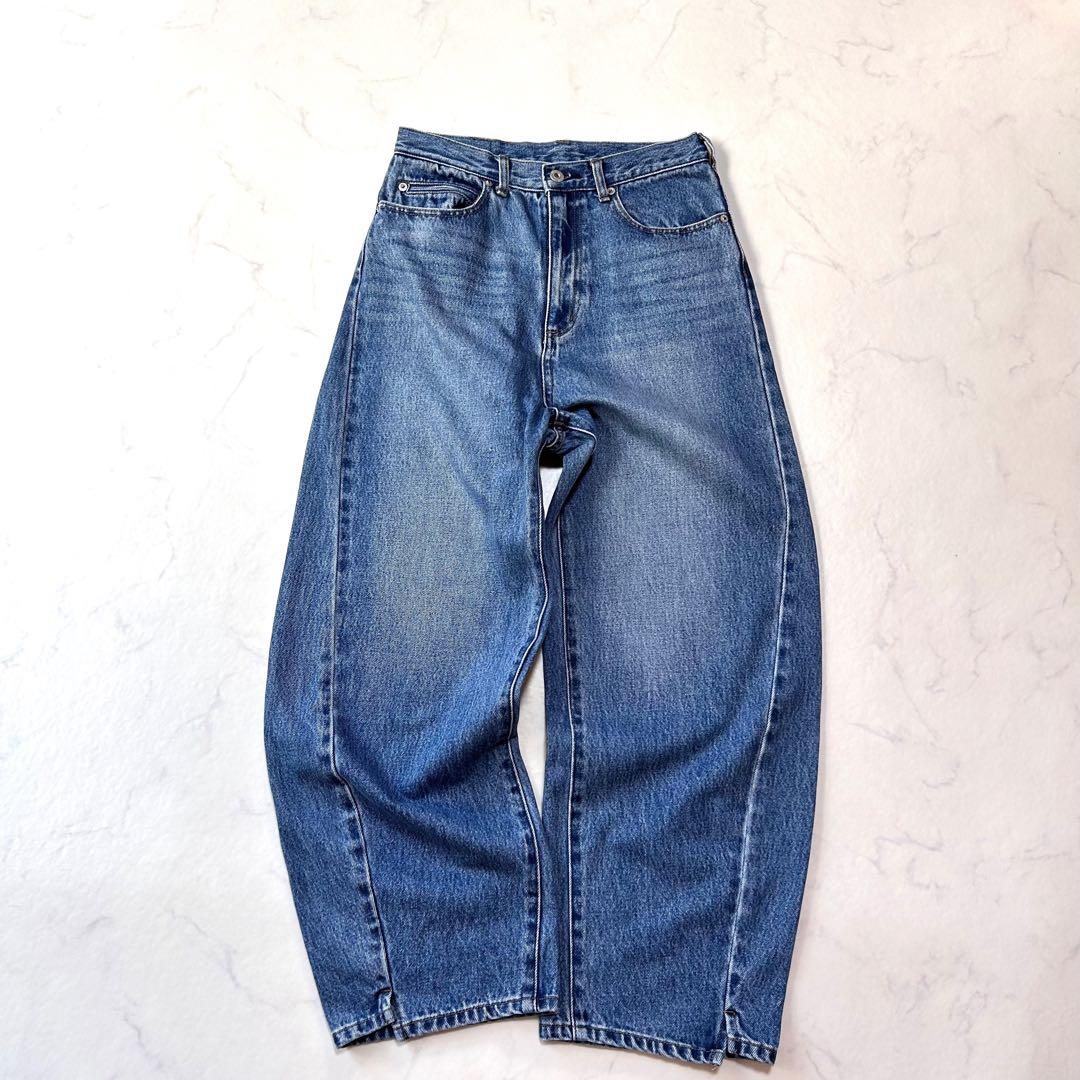 Cica✩.*美品 DU JOUR デニム バレルレッグデニムカーブデニム