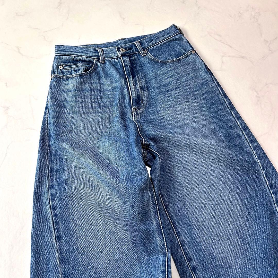 Cica✩.*美品 DU JOUR デニム バレルレッグデニムカーブデニム