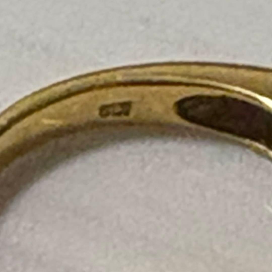 k18淡い紫色の宝石 リング