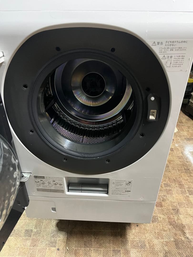 送料込　SHARP ES-W112-SL ドラム式洗濯乾燥機　中古