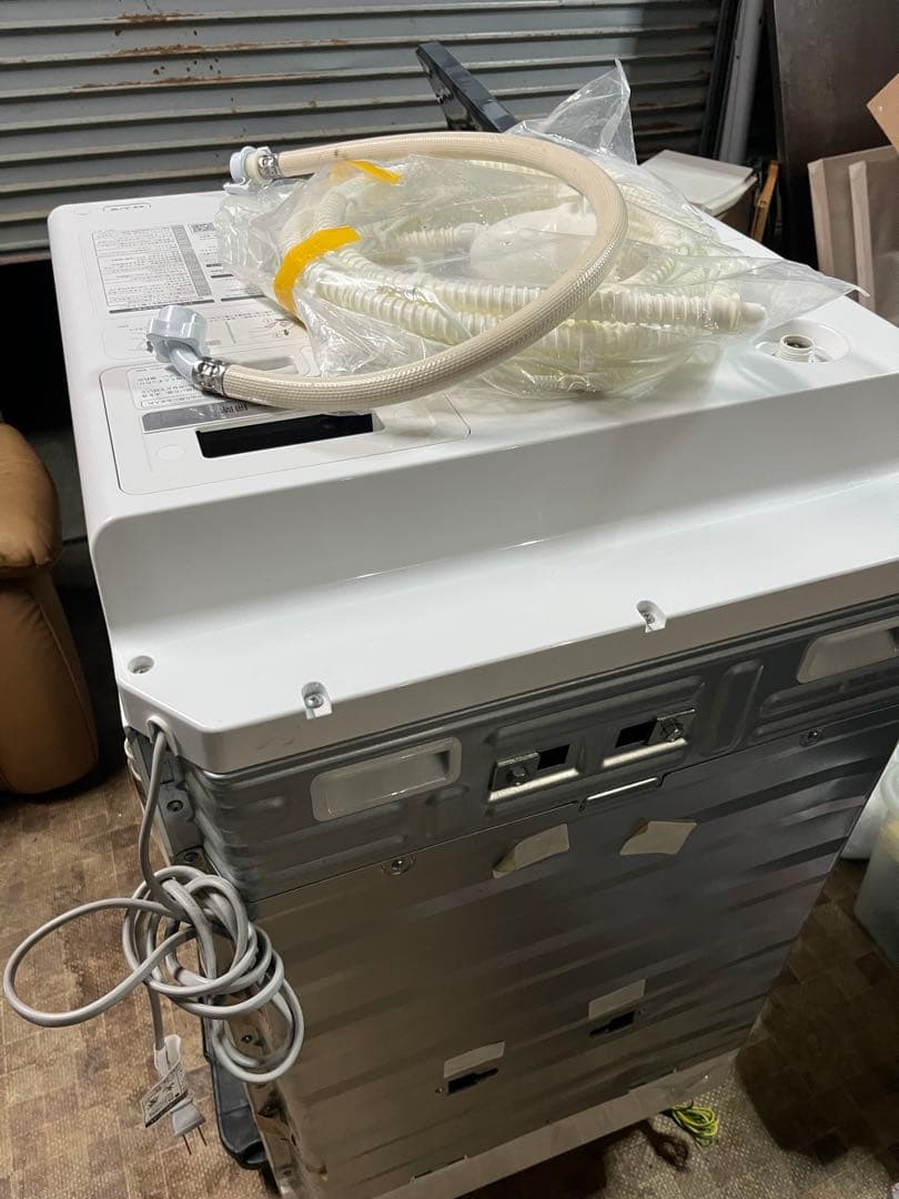 送料込　SHARP ES-W112-SL ドラム式洗濯乾燥機　中古