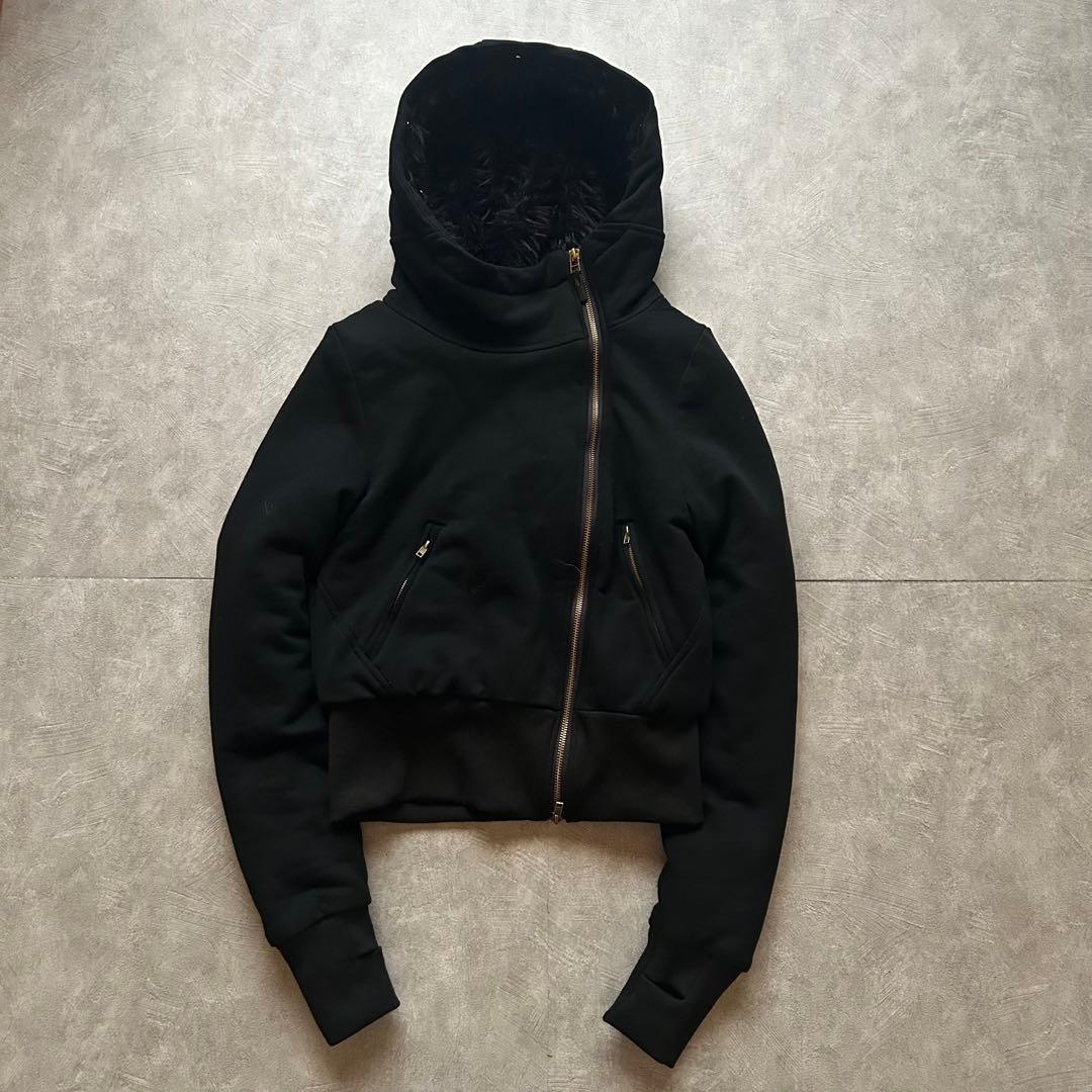 ジャケット・アウター archive grunge fur parka y2k black