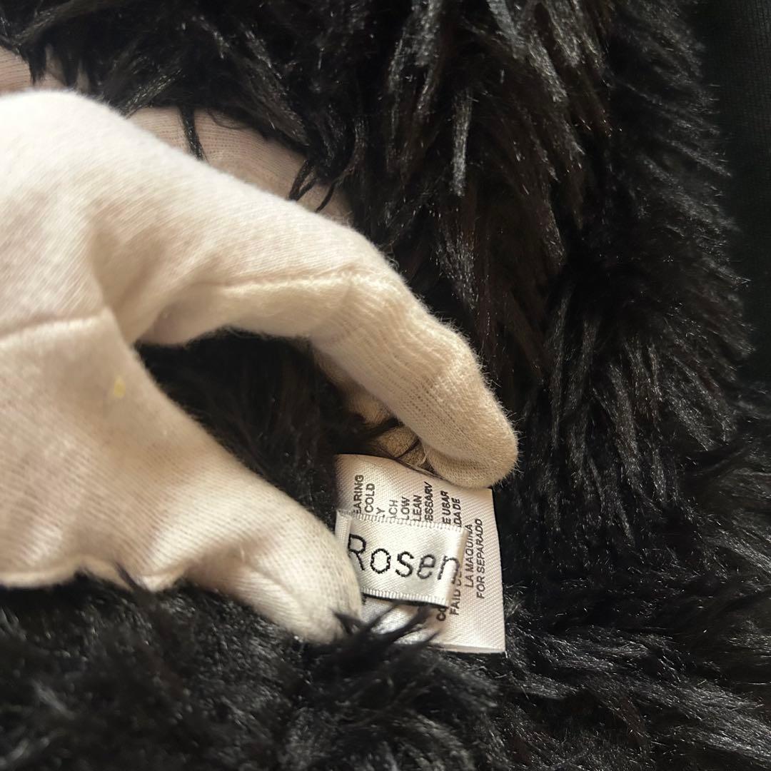 ジャケット・アウター archive grunge fur parka y2k black