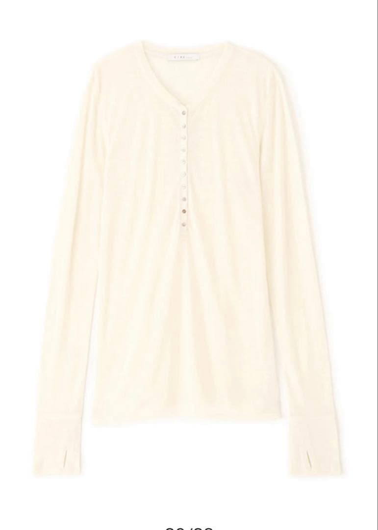 etretokyo ウールフライスヘンリーネックプルオーバー