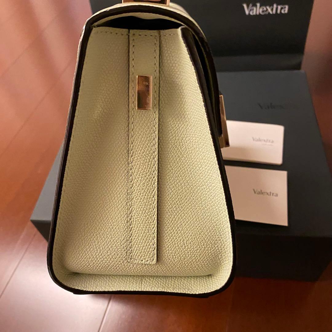 新品　Valextra ミニイジィデ　ミントグリーン