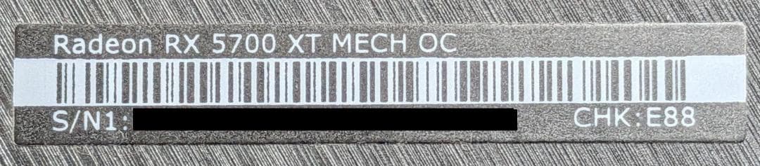 グラフィックボード・グラボ・ビデオカード AMD Radeon RX 5700 XT