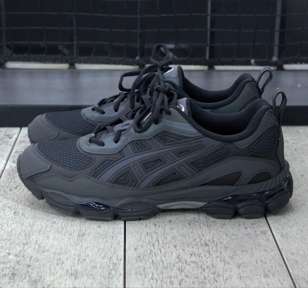 【値下げ・ほぼ新品】asics GEL-NYC RGD ブラック 27cm