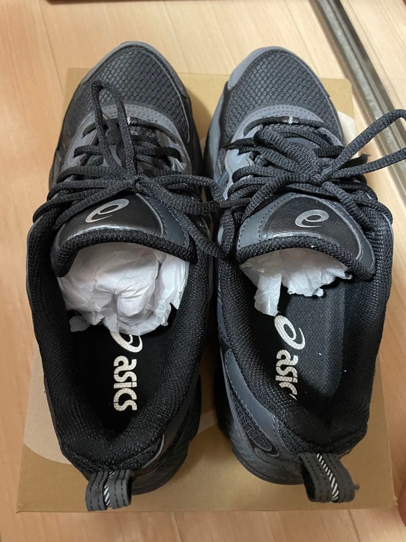 【値下げ・ほぼ新品】asics GEL-NYC RGD ブラック 27cm