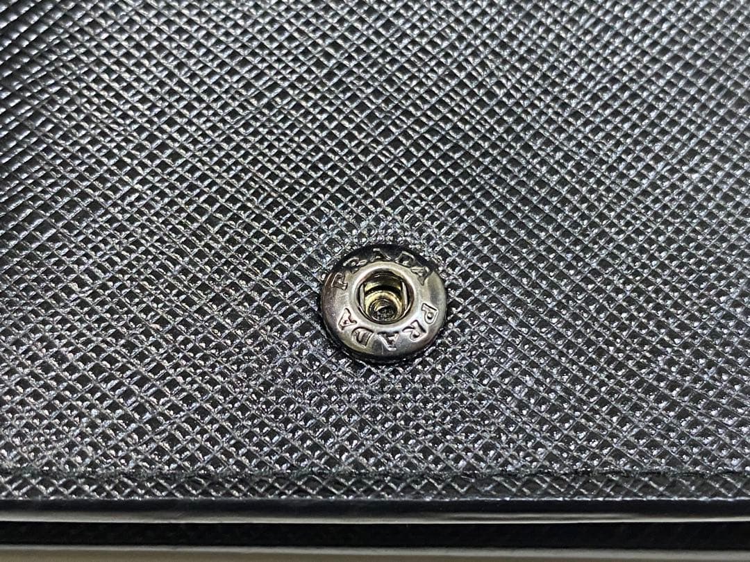 【最終値下】PRADA 名刺入れ メンズ サフィアーノレザー カードホルダー