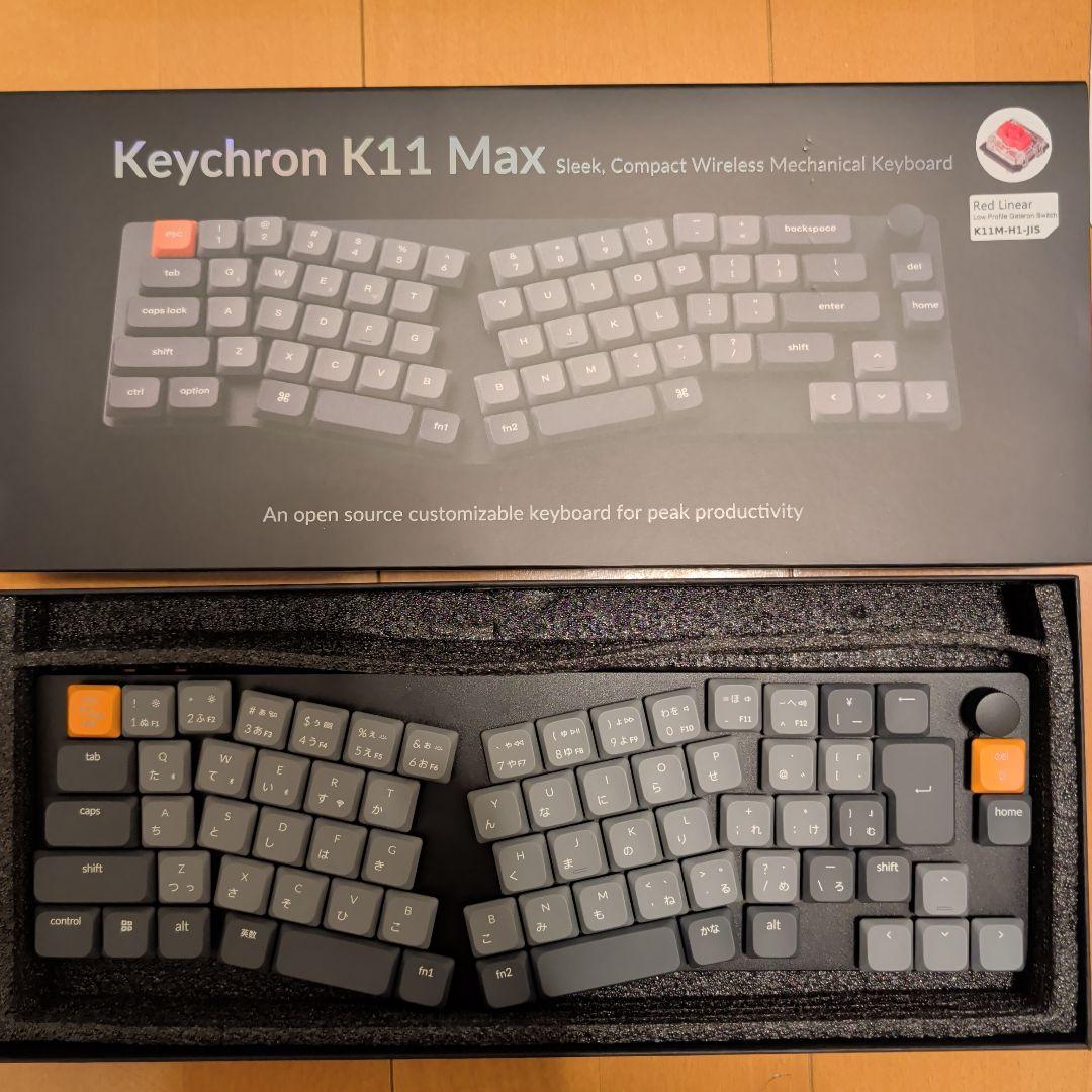 Keychron K11 Max JIS配列 赤軸 Alice配列