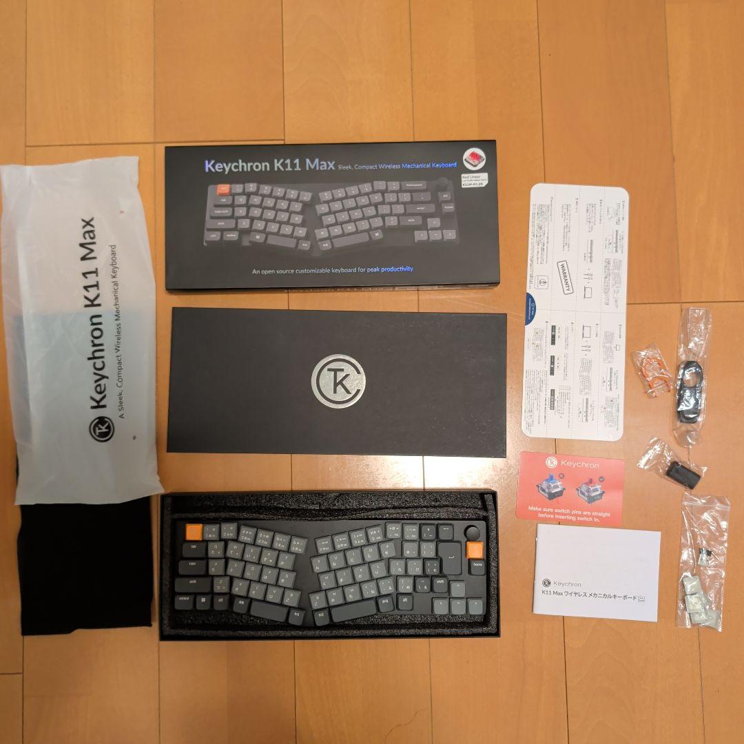 Keychron K11 Max JIS配列 赤軸 Alice配列