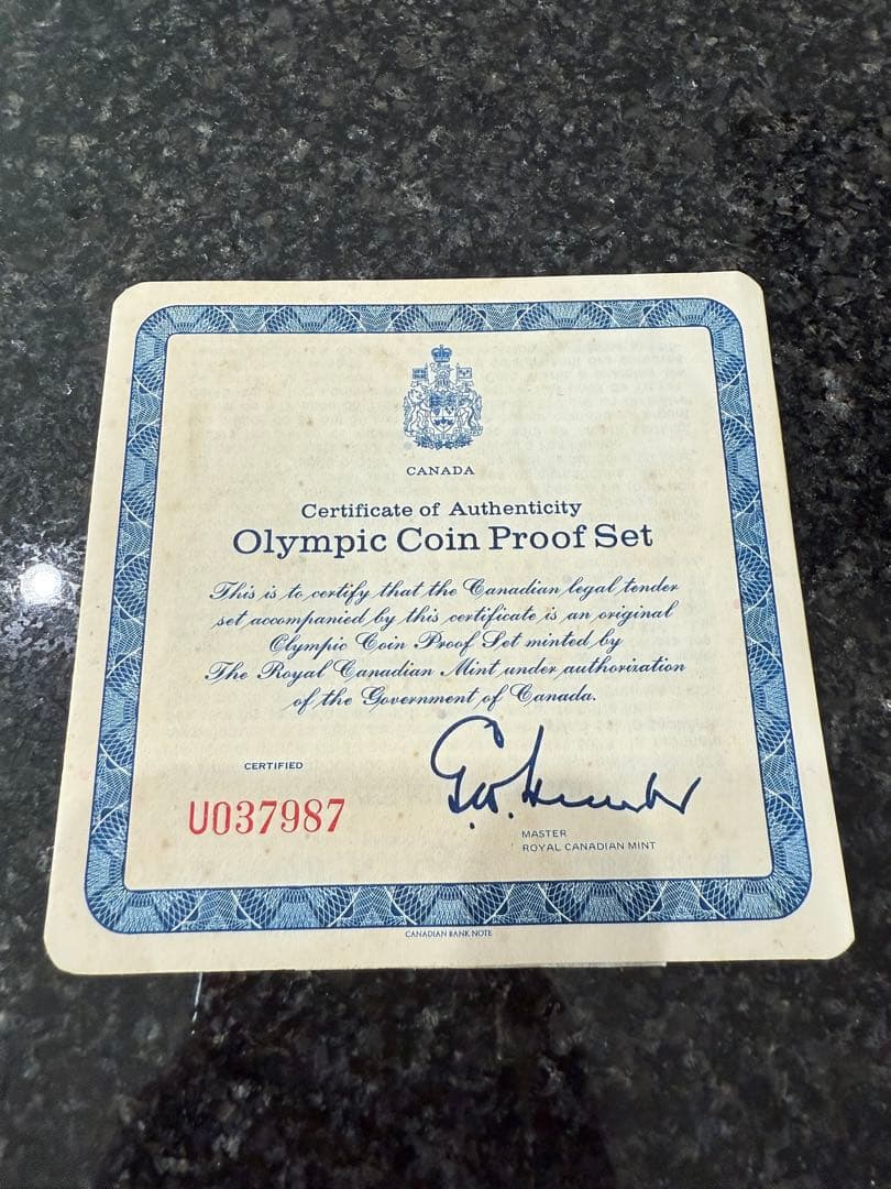 1976年モントリオールオリンピック記念銀貨4枚セット