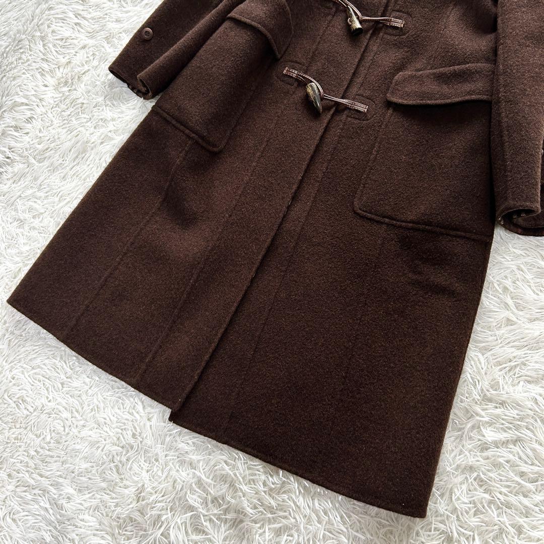 【極美品】バーバリーロンドン　ダブルフェイス　ダッフルコート　ロング　ブラウン