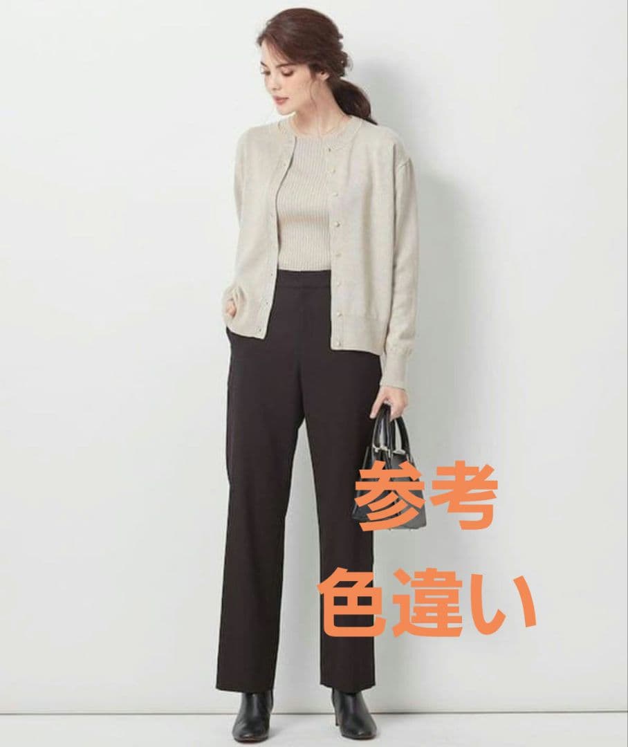 ちゅん様【マガジン掲載】23区 シルクブレンド ニットアンサンブル 40　黒