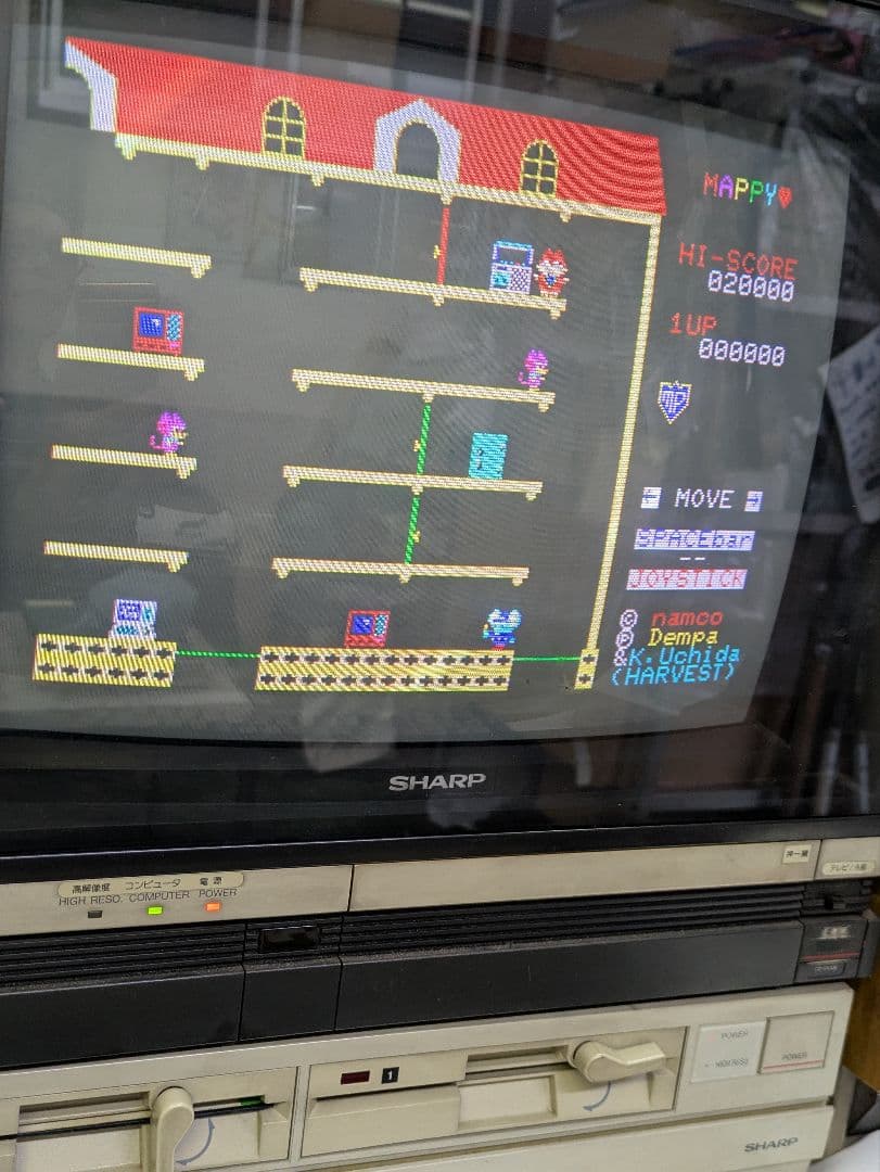 SHARP X1Turbo レトロコンピュータ