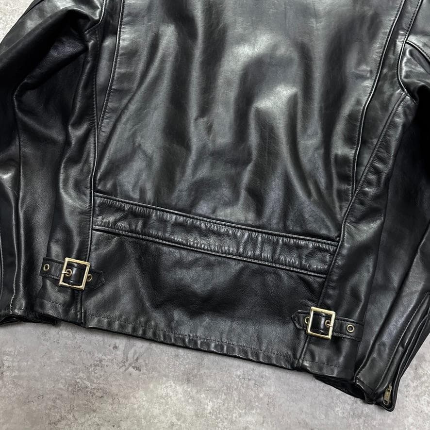 ショット 441PP ライナー 襟付 シングルライダース レザージャケット 36