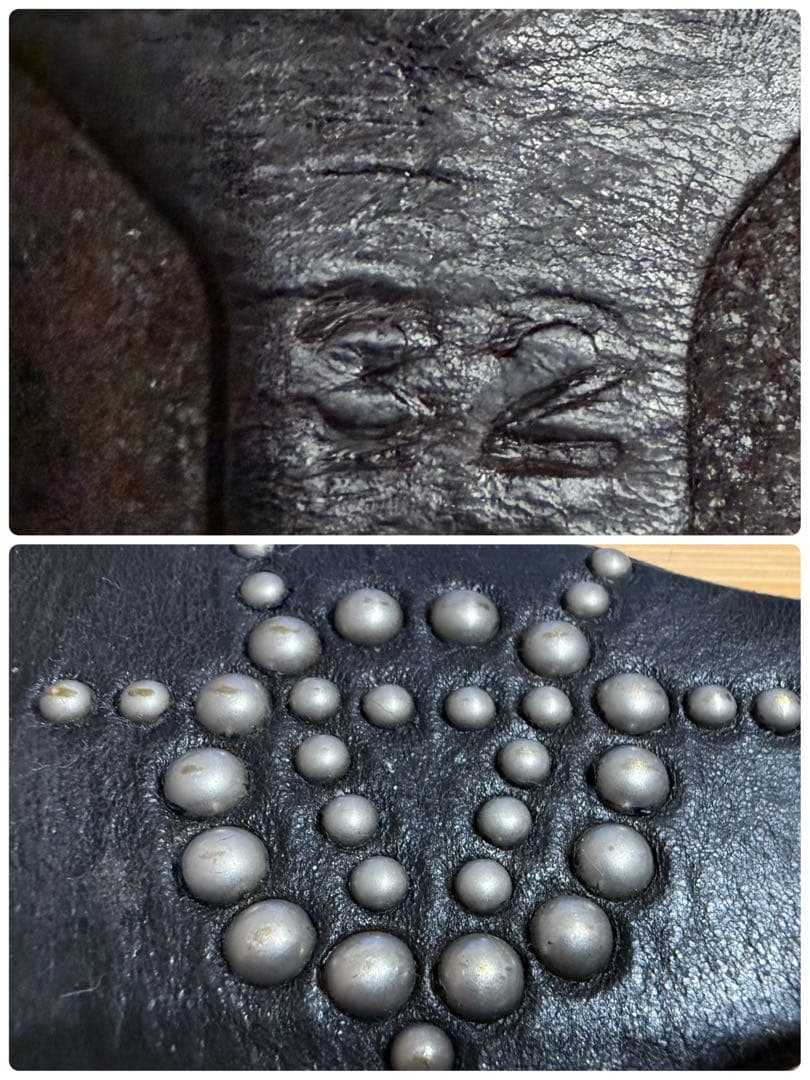 ⭐️HTC ×VICTIM⭐️ピーナッツオーバーレイ⭐️ブラックレザー(茶芯)⭐️32