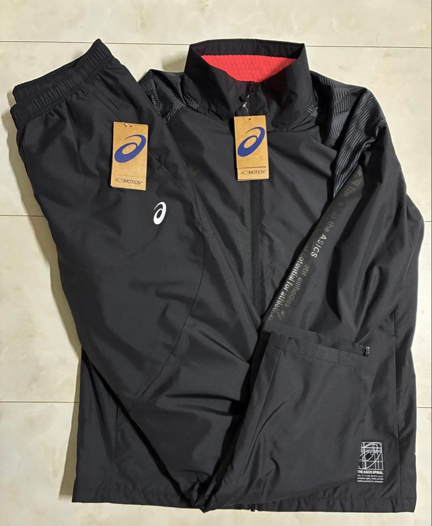 y*フ様 【新品】ASICS/裏トリコットグラフィックウインドブレーカージャケッ