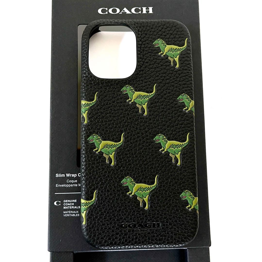 コーチ☆新品☆COACH レキシー iPhone16 ケース/レザー黒