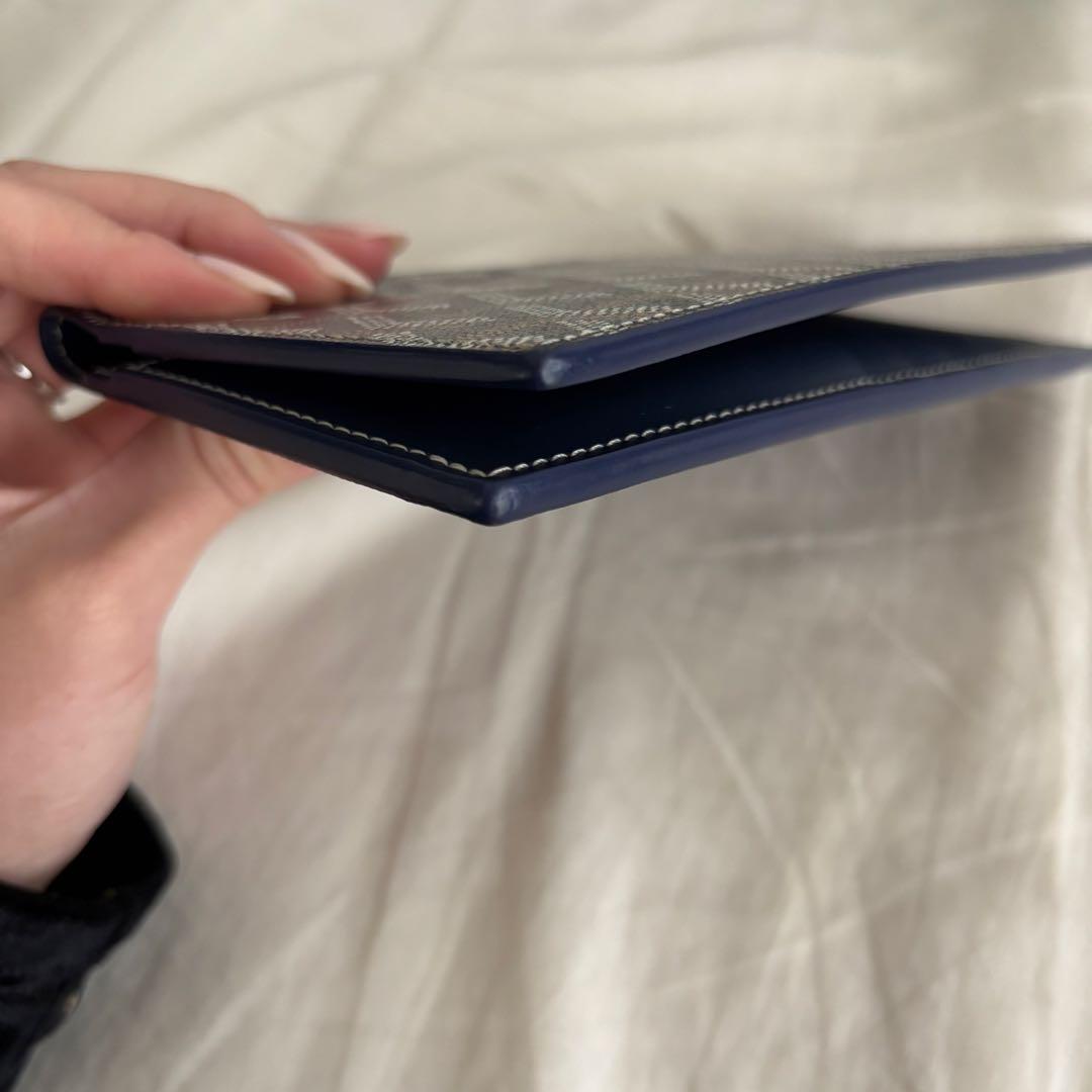 【ムックムック】Goyard ネイビー 長財布 付属品完備