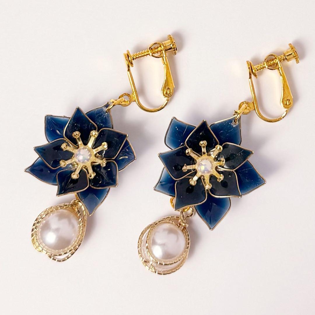 ふっちページ／イヤリング8点／ヘアコーム1点