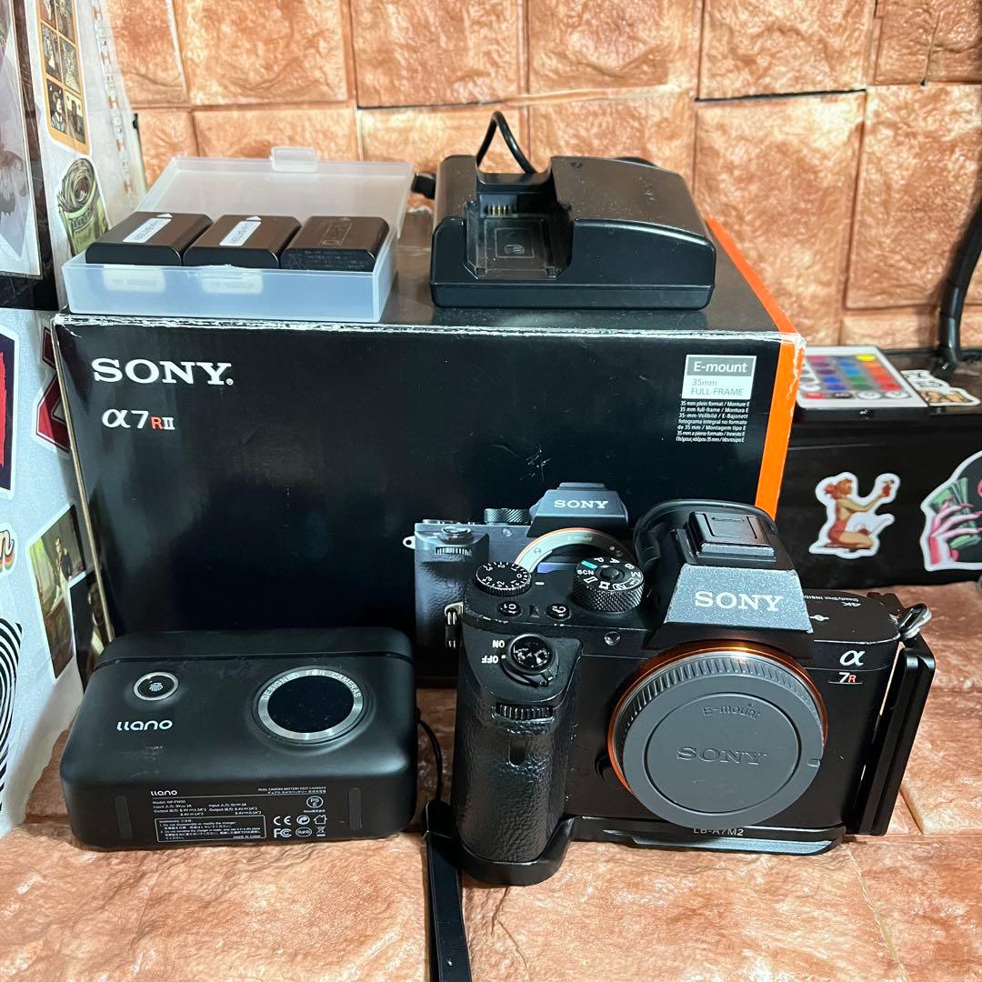 ソニー　SONY α7RⅡ 7R2 本体 非純正バッテリー 純正バッテリー