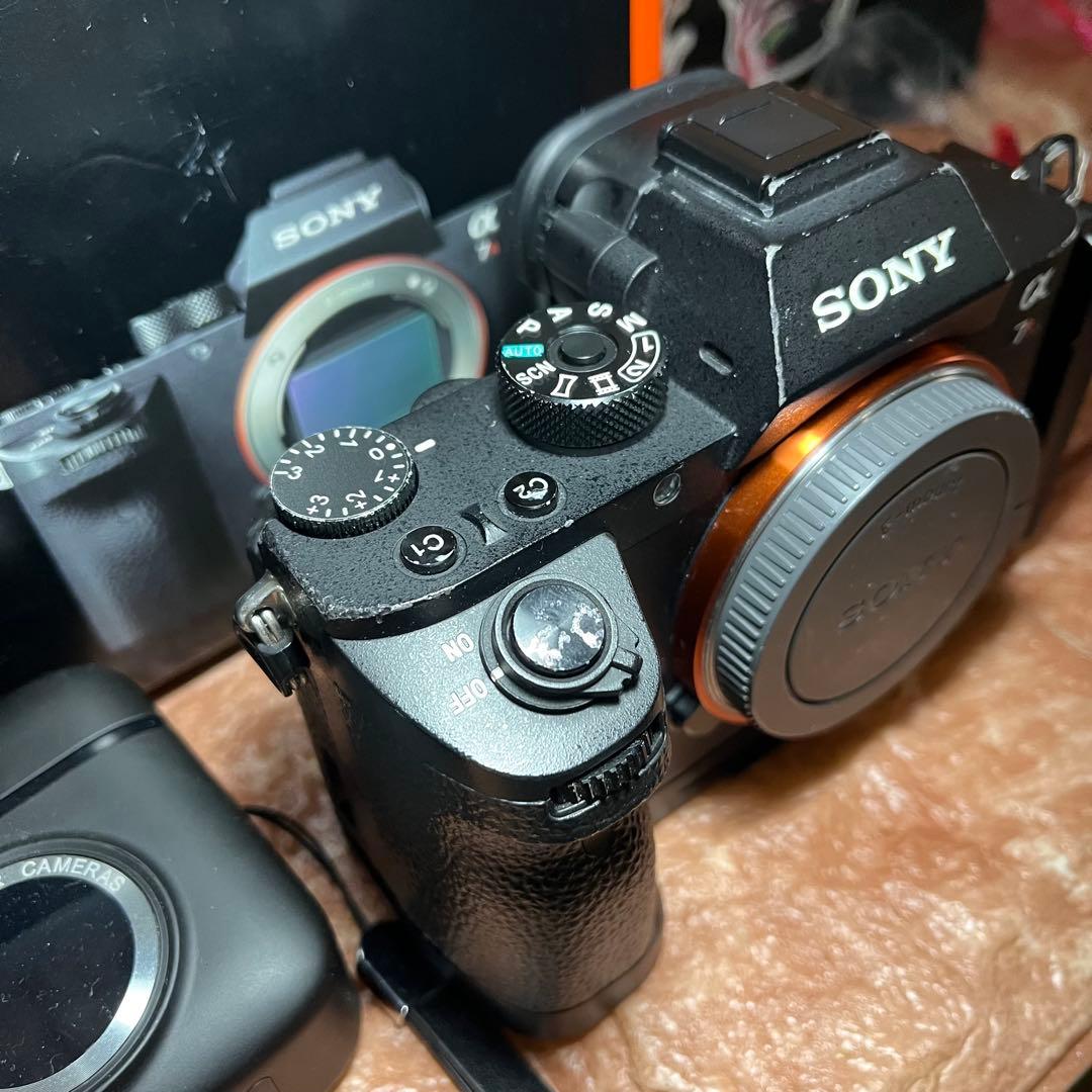 ソニー　SONY α7RⅡ 7R2 本体 非純正バッテリー 純正バッテリー