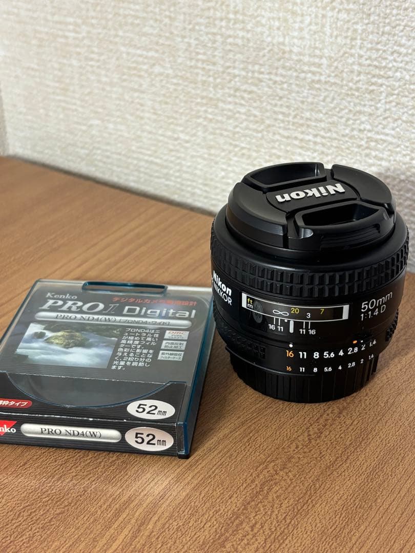Nikon Ai AF Nikkor 50mm F1.4D NDフィルタ付き