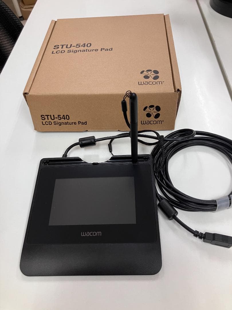 ワコム STU-540 5インチ 高解像度 カラースクリーン シグネチャーパッド