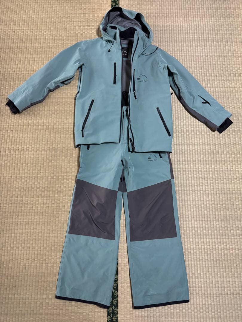 nature field　スノーウェア　上下セットアップ　GRN　Mサイズ