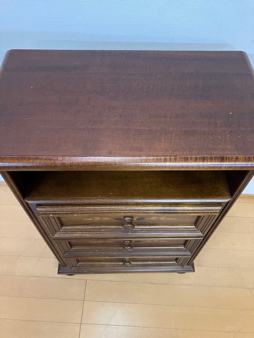 イタリア　象嵌　チェスト　電話台　サイドチェスト