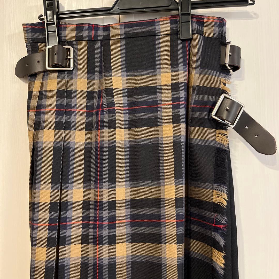 O'NEILL チェック柄 プリーツスカート GB 8